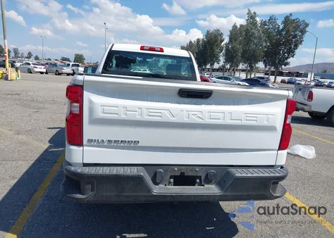 2021 Chevrolet Silverado 1500 2Wd Long Bed Wt из США, поврежденный, VIN 3GCNWAEH6MG122968